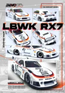 INNO64 164 Mazda RX7 (FD3S) LB SUPER SILHOUETTE LBWK RX7 WHITE