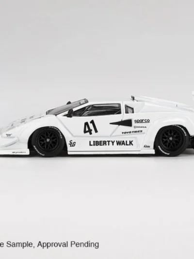 MINI GT 1:64 MGT00966 Lamborghini Countach LB-WORKS White 2024 Tokyo Auto Salon