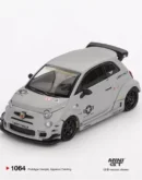 MINIGT 164 MGT01064 Abarth 595 LB WORKS x Abas Works Fighters Matte Grey QATAR DOHA