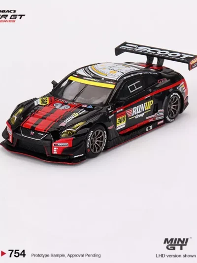 MINI GT 164 MGT00754 Nissan GT-R NISMO GT3 #360 RUNUP RIVAUXa GT-R TOMEI SPORTS 2023 SUPER GT SERIES