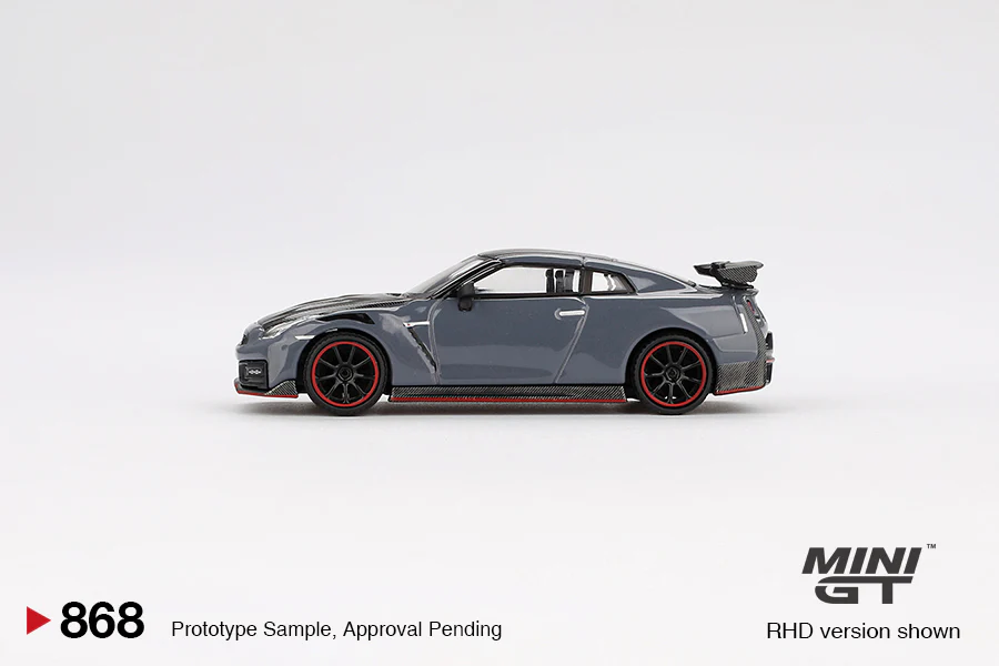 Mini GT 1:64 MGT00868 Nissan GT-R Nismo 2024 NISMO Stealth Gray - Image 2