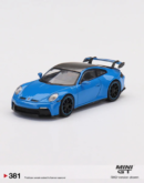 Mini GT 164 Porsche 911 (992) GT3 Shark Blue LHD