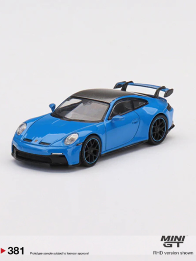 Mini GT 164 Porsche 911 (992) GT3 Shark Blue LHD