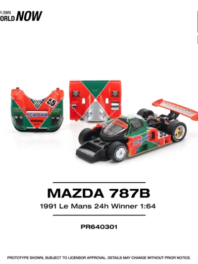 PR640301 POPRACE 1:64 MAZDA 787B 1991 LE MANS 24H WINNER