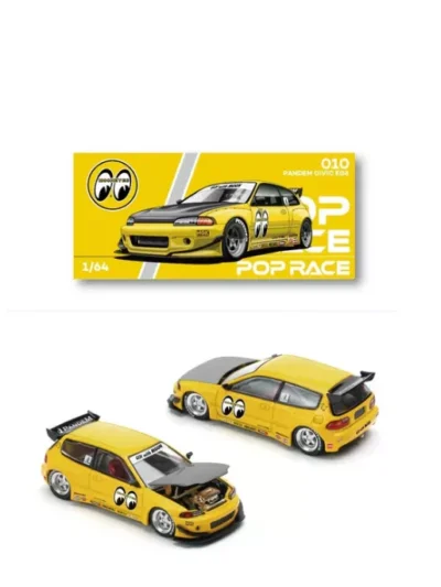 Pop Race x Enigma PRE010 1:64 Pandem Honda Civic EG6 v1.5 MOONEYES