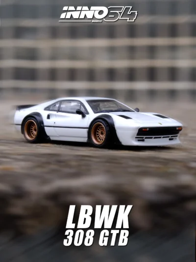INNO64 1/64 LBWK 308 GTB IN WHITE