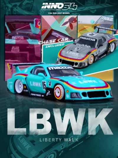 INNO64 1:64 Mazda RX7 (FD3S) LB-SUPER SILHOUETTE Hobby Expo China 2024