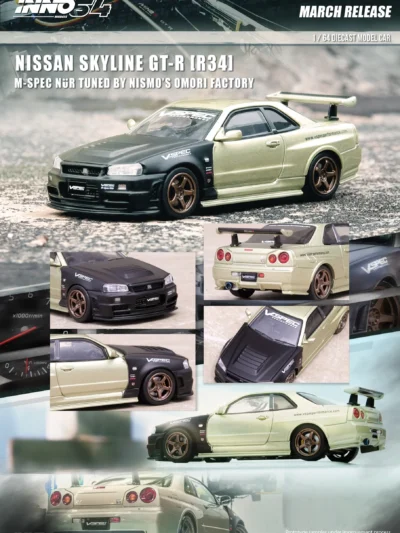 INNO64 164 GT-R (R34) M-SPEC Nür TUNED BY NISMO OMORI FACTORY