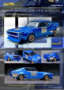 INNO64 164 NISSAN SKYLINE 2000 GT-R (KPGC110) RACING CONCEPT 1972