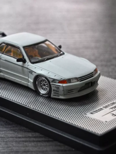 INNO64 164 NISSAN SKYLINE GT-R R32 PANDEM Matt Grey
