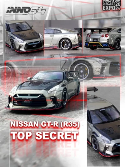 INNO64 1:64 Nissan GT-R (R35) "TOP SECRET" MDX 2024 Special Edition