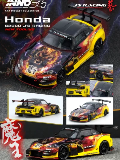 INNO64 1/64 Honda S2000 J's Racing (AP1) "MAOU"