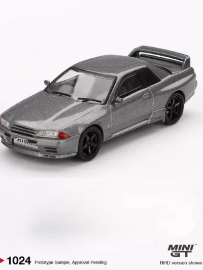 MINI GT MGT01024 164 Nissan Skyline GT-R (NISMO BNR32 CRS Version) Dark Metal Gray