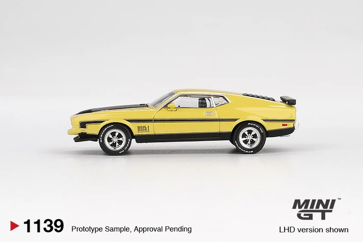 MINI GT MGT01139 1:64 Ford Mustang Mach1 – Grabber Yellow