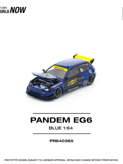 PR640365 POP RACE 164 PANDEM CIVIC EG6 BLUEBLACK