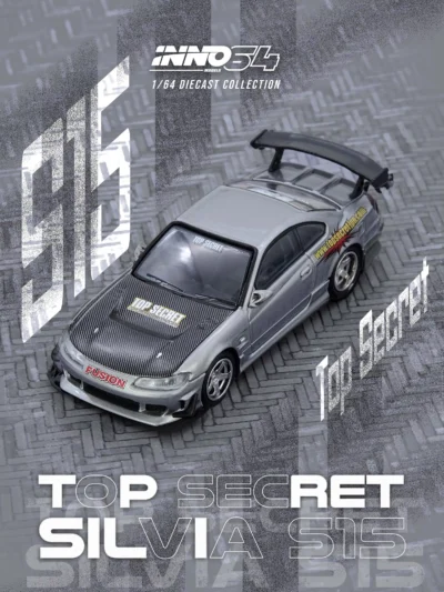 INNO64 1/64 "Top Secret" Silvia (S15) SILVER