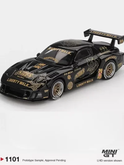 MINI GT MGT01101 1:64 MAZDA RX-7 LB-Super Silhouette FD-NILES Black