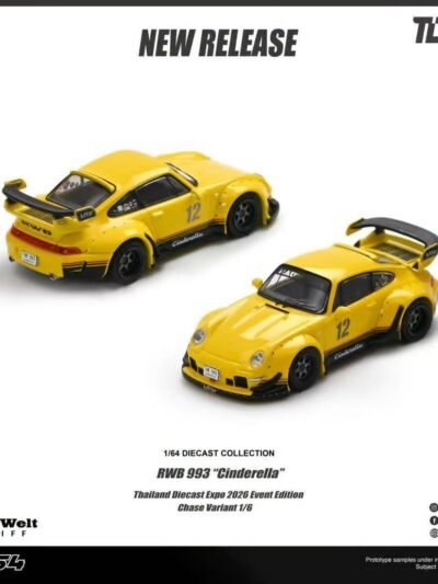 INNO64 164 RWB 993 CINDERELLA YELLOW THAILAD DIECAST EXPO 2026