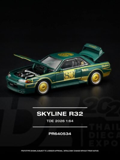 PR640534 POPRACE 1:64 SKYLINE GT-R R32 THAILAD DIECAST EXPO 2026