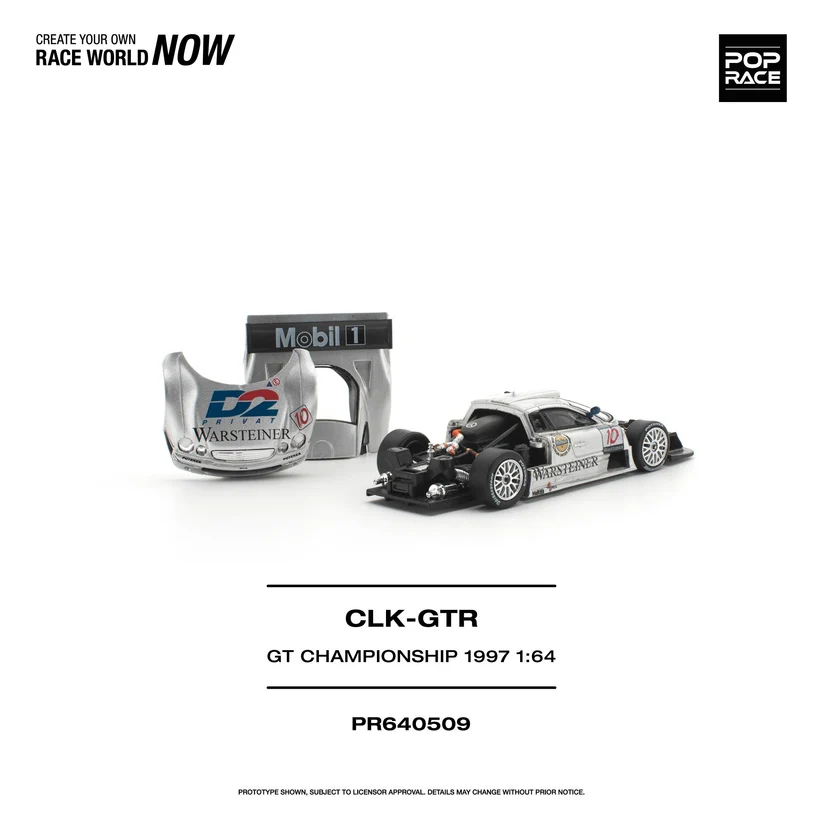 PR640509 POPRACE 1:64 MERCEDES-BENZ AMG CLK GTR FIA GT CHAMPIONSHIP 1997 - Image 4