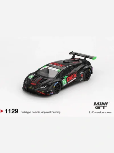 MINI GT 1:64 MGT01129 LAMBORGHINI HURACÁN GT3 EVO2 #45 NO. 45 DEX IMAGING 2024 IMSA DAYTONA 24 HRS