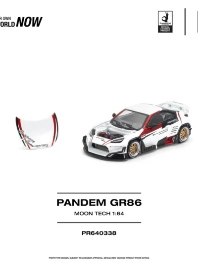 PR640338 POPRACE 1:64 PANDEM GR 86 MOONTECH