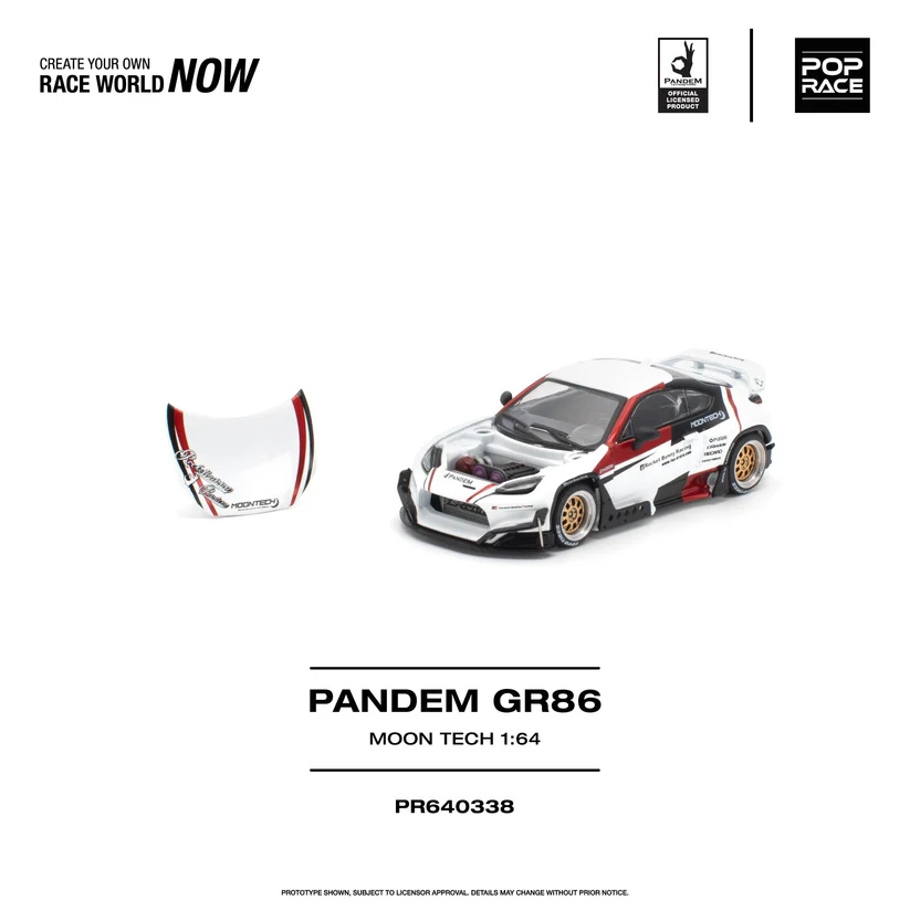 PR640338 POPRACE 1:64 PANDEM GR 86 MOONTECH